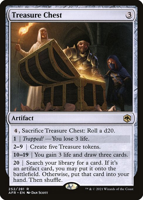 MTG Treasure Chest AFR 252 Regular Foil
