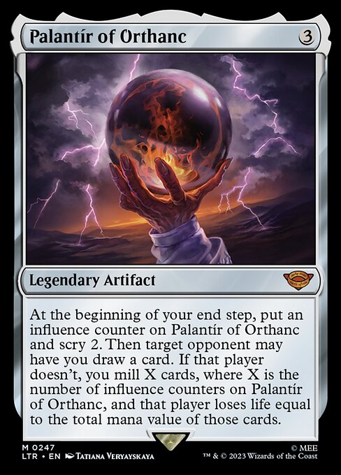 MTG Palantír of Orthanc LTR 247 Regular Nonfoil