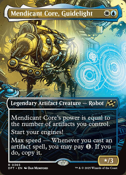 MTG Mendicant Core, Guidelight DFT 365 Borderless Legendary Foil