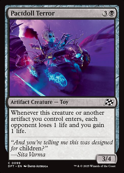 MTG Pactdoll Terror DFT 099 Regular Foil
