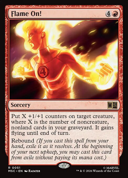 MTG Flame On! MSC 051 Regular Surge Foil