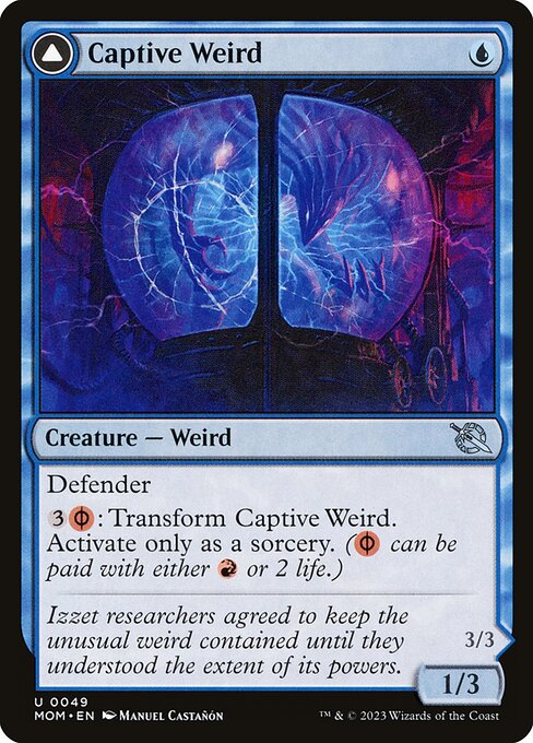 MTG Captive Weird // Compleated Conjurer MOM 049 Regular Nonfoil