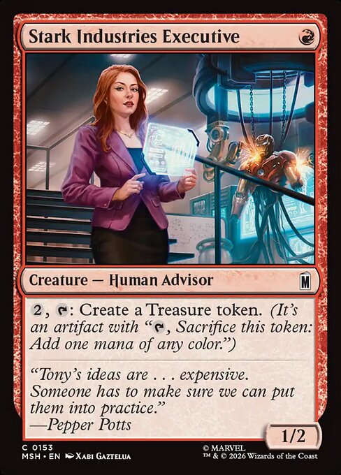 MTG Stark Industries Executive MSH 153 Regular Foil