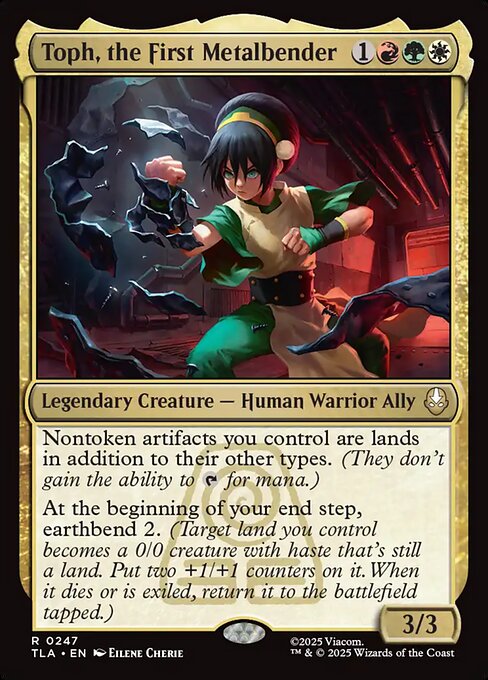 MTG Toph, the First Metalbender TLA 247 Regular Nonfoil