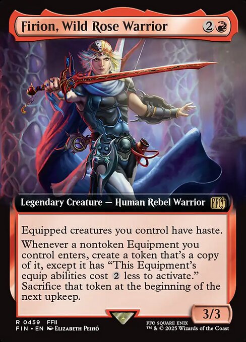 MTG Firion, Wild Rose Warrior FIN 459 Extended Art Foil