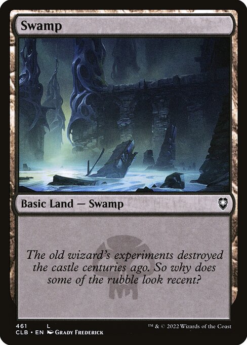 MTG Swamp CLB 461 Regular Nonfoil
