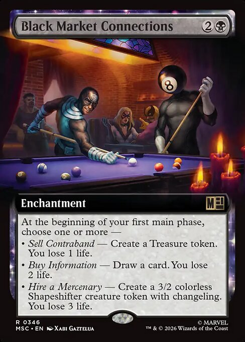 MTG Black Market Connections MSC 346 Extended Art Nonfoil