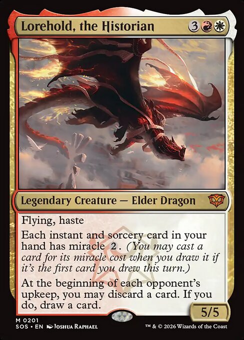 MTG Lorehold, the Historian SOS 201 Regular Foil