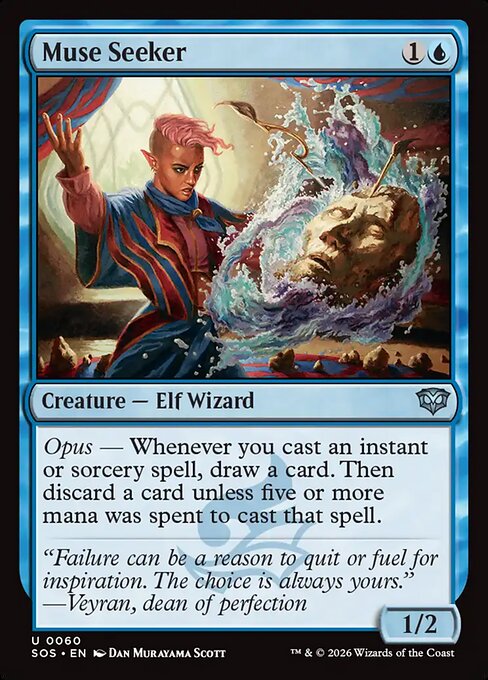 MTG Muse Seeker SOS 060 Regular Foil
