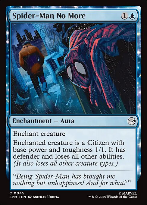 MTG Spider-Man No More SPM 045 Regular Foil