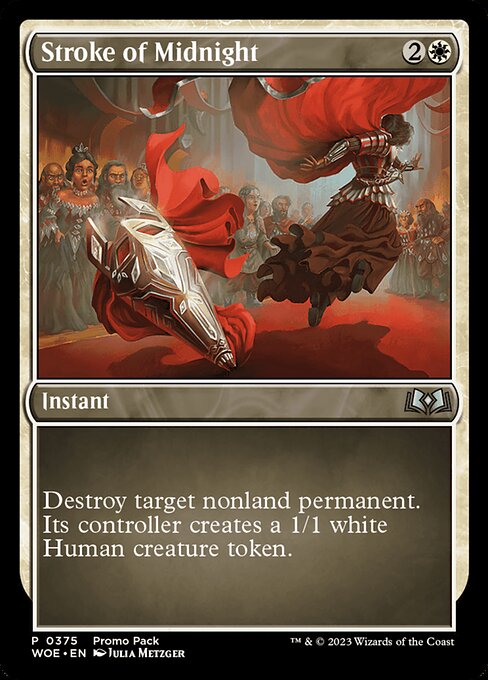 MTG Stroke of Midnight WOE 375 Promo Pack Nonfoil