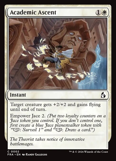 MTG Academic Ascent FRA 002 Standard Foil front