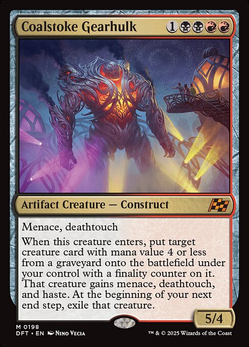 MTG Coalstoke Gearhulk DFT 198 Regular Foil