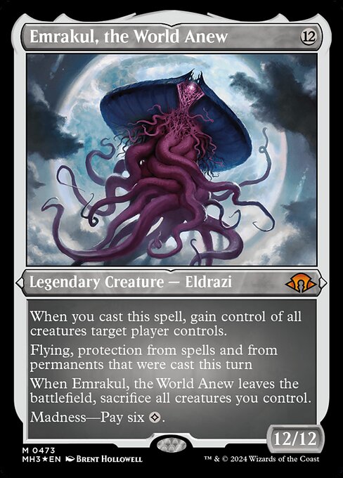MTG Emrakul, the World Anew MH3 473 Foil Etched Etched