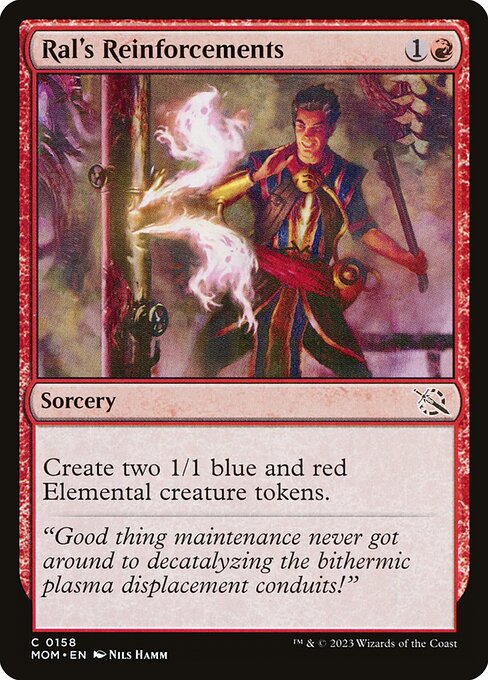 MTG Ral's Reinforcements MOM 158 Regular Nonfoil