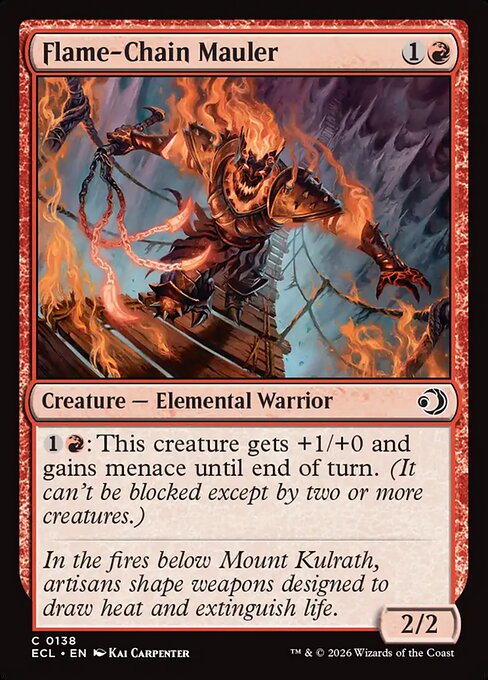 MTG Flame-Chain Mauler ECL 138 Regular Nonfoil