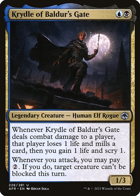 MTG Krydle of Baldur's Gate AFR 226 Regular Foil