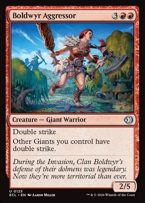 MTG Boldwyr Aggressor ECL 125 Regular Nonfoil