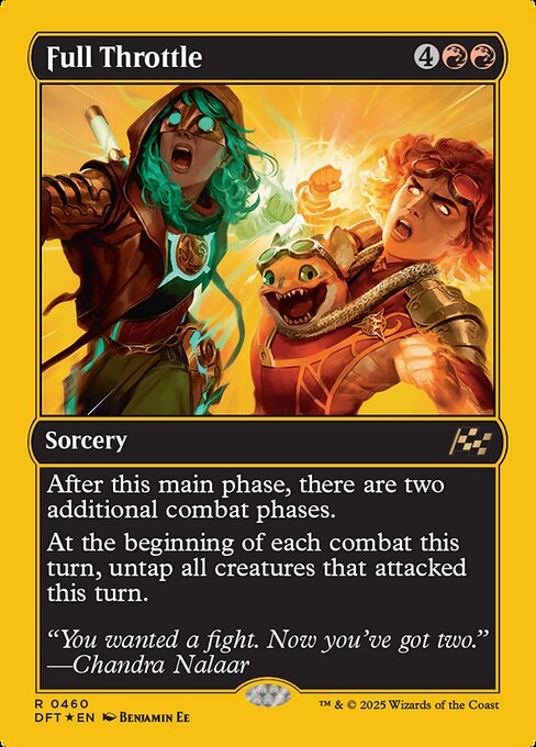 MTG Full Throttle DFT 460 Regular First-Place Foil
