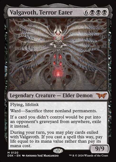 MTG Valgavoth, Terror Eater DSK 120 Regular Nonfoil