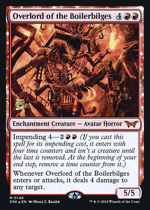 MTG Overlord of the Boilerbilges PDSK 146s Prerelease Foil