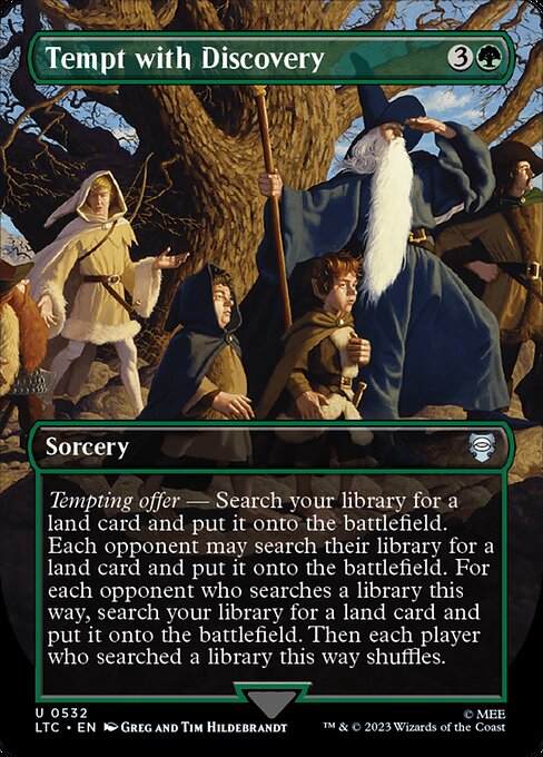 MTG Tempt with Discovery LTC 532 Showcase Ring Nonfoil