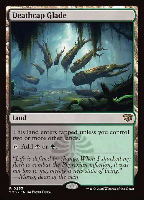 MTG Deathcap Glade SOS 253 Regular Foil
