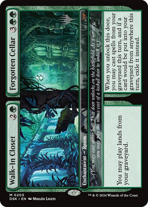 MTG Walk-In Closet // Forgotten Cellar PDSK 205p Promo Pack Foil