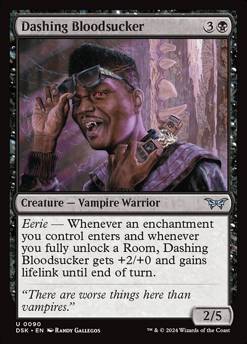 MTG Dashing Bloodsucker DSK 090 Regular Foil