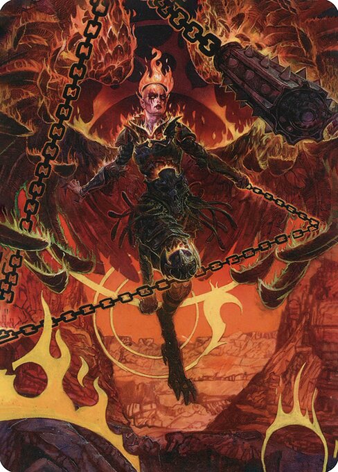 MTG Zariel, Archduke of Avernus AAFR 077 Art Card