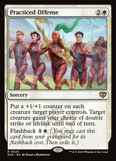 MTG Practiced Offense SOS 025 Regular Foil