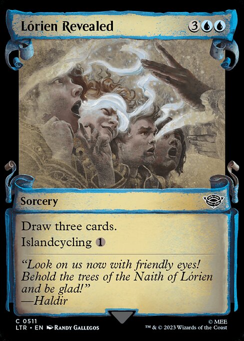 MTG Lórien Revealed LTR 511 Showcase Scrolls of Middle-earth Silver Foil