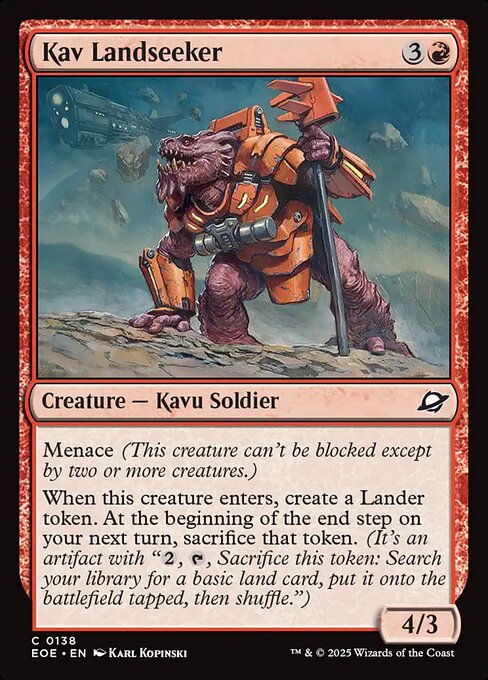 MTG Kav Landseeker EOE 138 Regular Nonfoil