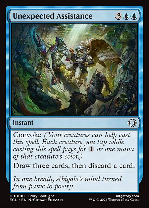 MTG Unexpected Assistance ECL 080 Regular Nonfoil