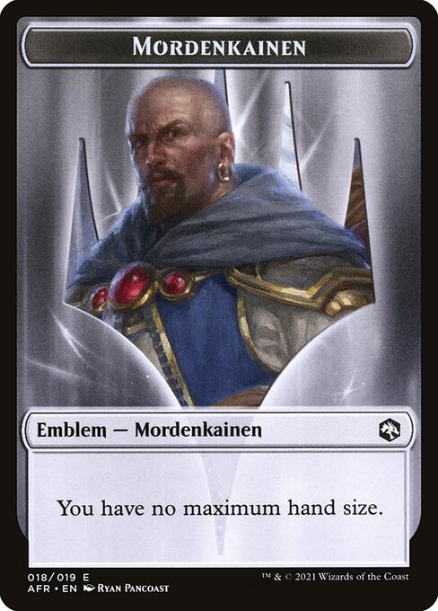 MTG Mordenkainen Emblem AFR 018 Emblem Nonfoil