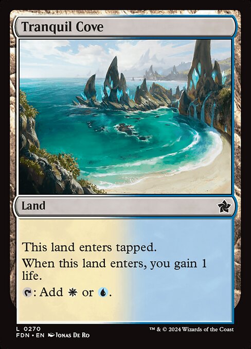 MTG Tranquil Cove FDN 270 Regular Nonfoil