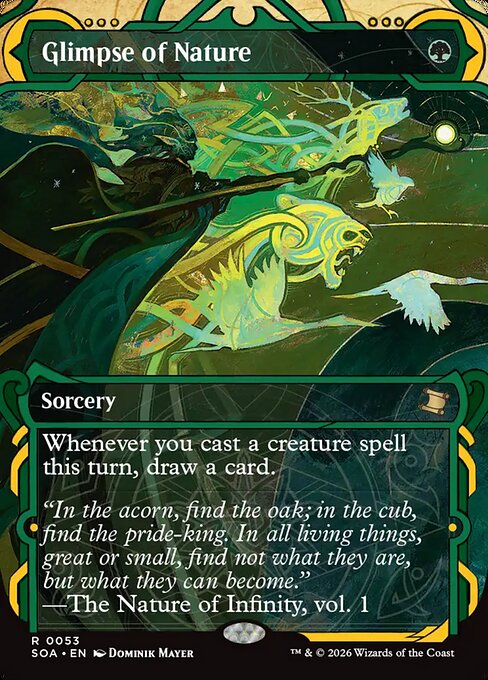 MTG Glimpse of Nature SOA 053 Mystical Archive Nonfoil