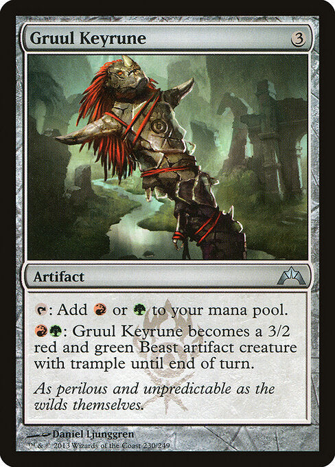 MTG Gruul Keyrune GTC 230 Regular Foil