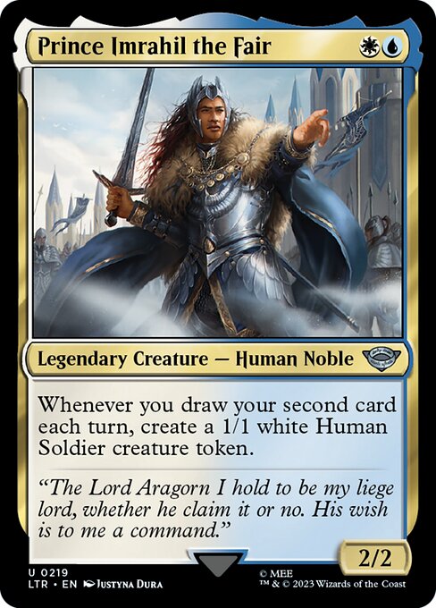 MTG Prince Imrahil the Fair LTR 219 Regular Nonfoil