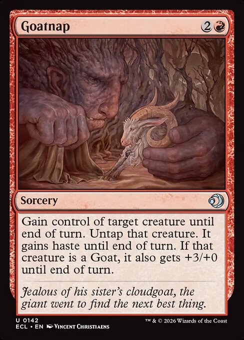 MTG Goatnap ECL 142 Regular Foil