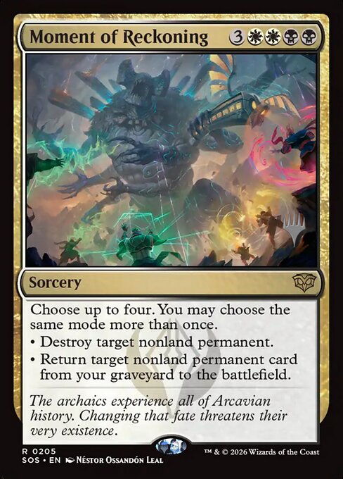 MTG Moment of Reckoning PSOS 205P Promo Pack Nonfoil