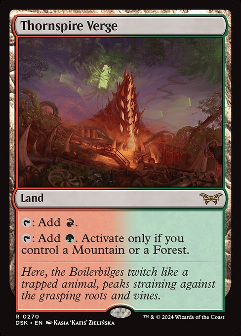 MTG Thornspire Verge DSK 270 Regular Foil