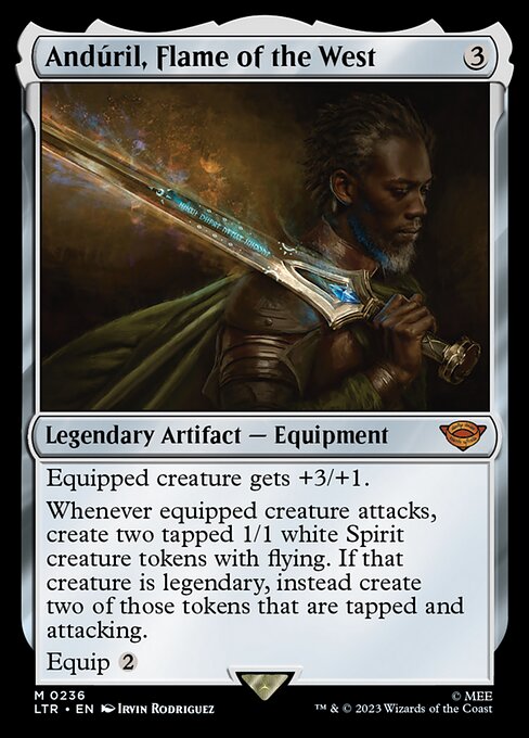 MTG Andúril, Flame of the West LTR 236 Regular Nonfoil