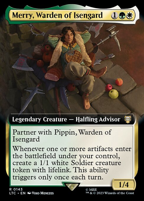 MTG Merry, Warden of Isengard LTC 143 Extended Art Nonfoil