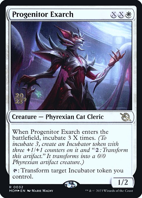MTG Progenitor Exarch PMOM 032s Prerelease Foil