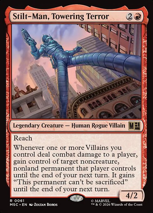 MTG Stilt-Man, Towering Terror MSC 061 Regular Surge Foil