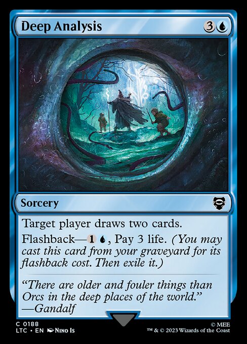 MTG Deep Analysis LTC 188 Alternate Art Nonfoil
