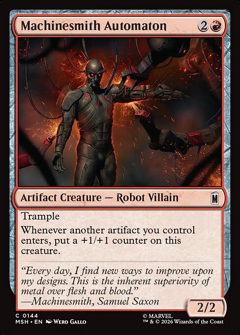 MTG Machinesmith Automaton MSH 144 Regular Nonfoil