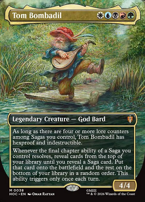 MTG Tom Bombadil HOC 038 Showcase Ring Foil
