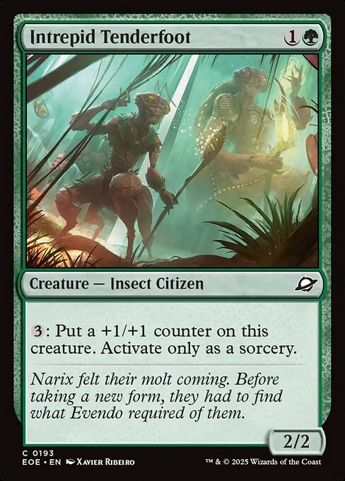 MTG Intrepid Tenderfoot EOE 193 Regular Foil